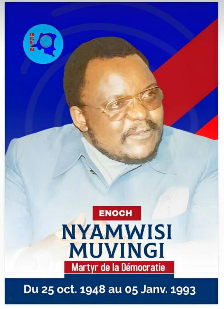 EnockNyamwisi's tweet photo. Enoch #NYAMWISI #Muvingi restera dans nos mémoires comme un homme de débat, de conviction et de dialogue franc. Il croyait profondément à la force de la parole sincère, au respect des idées contraires et à la recherche constante de la vérité par l’échange.

Patriote engagé, fervent défenseur du fédéralisme, il portait l’amour de sa patrie au-dessus des intérêts personnels, avec courage et fidélité aux valeurs Démocratiques et Chrétiennes. 

Assassiné à Butembo le 5 janvier 1993, sa disparition brutale n’a pas éteint son héritage. Son exemple continue d’inspirer ceux qui croient au débat responsable, à la paix et au Congo pour lequel il s’est tenu debout jusqu’au bout.

Vive sa memoire ✌🏾

@DCFNyamwisi @AntipasMbusa @mugsernya
