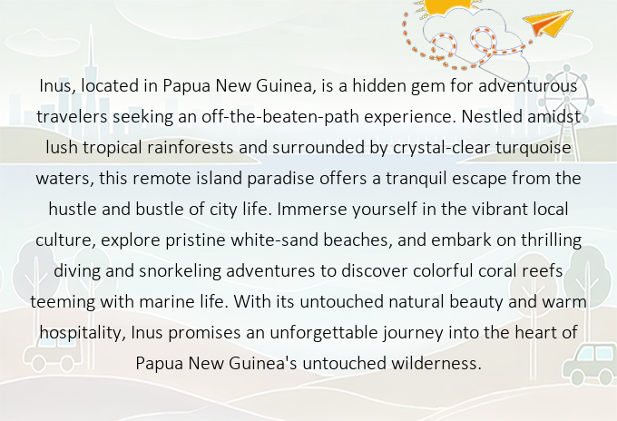 EclecticFlights's tweet image. Discover the Paradise of Inus, Papua New Guinea: Your Next Unforgettable Getaway Awaits! Ready to explore? Find cheap flights there now! ✈️ fly.eclectic.flights/flights/flight… #Inus #Papua_New_Guinea #FlyEclectic #TravelWithUs #NewAdventures