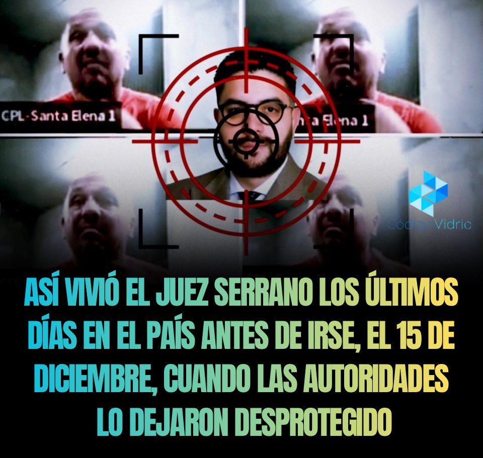 Tras sentenciar al serbio Jezdimir Srdan por lavado, el juez Carlos Serrano vivió un infierno, entre presiones de autoridades que le quitaron la seguridad, pese a las amenazas a su vida. Salía de su apartamento a escondidas, en distintas horas…
1/4 🧵
➡️ codigovidrio.com/code/asi-vivio…