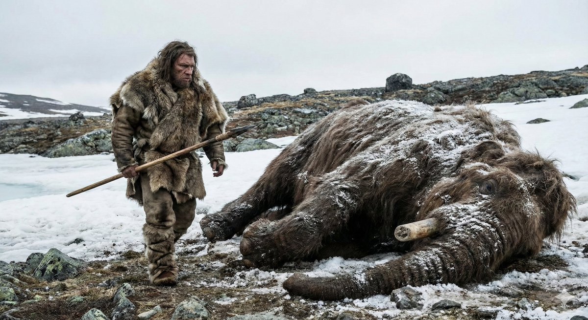 SamaHoole's tweet image. Imagine being a Paleolithic human.

You risk your life hunting mammoth for days. Finally kill one. Crack open the skull for brain fat, shatter bones for marrow, eat the organ meats.

All the while, you're slowly poisoning yourself with the deadliest food on Earth.

But you keep…