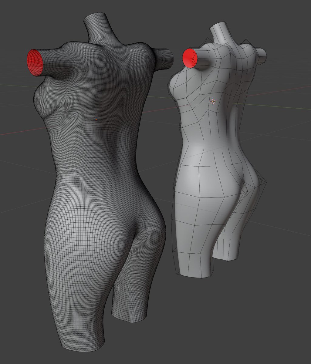 寝る前に毎日胴体を一からモデリングするというのを日課にする…これで大体1時間くらい 