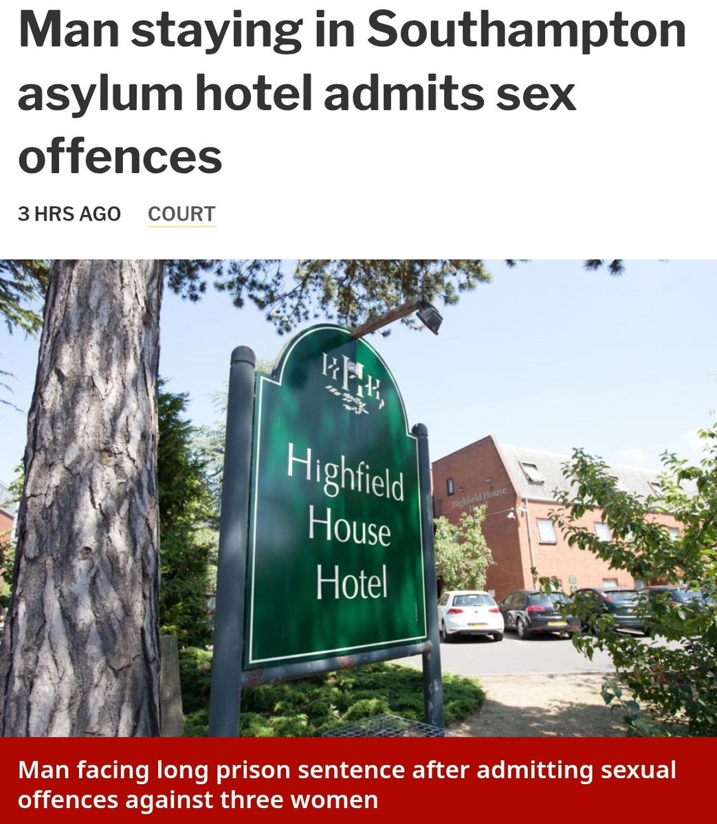 It's ok though, Starmer will be moving these hotel residents into neighbourhoods asap...

⚠️Southampton: A man has pleaded guilty to sexually assaulting 3 women

Sohail Amiri, 30, from Afghanistan, resident of an "asylum hotel" - now remanded in custody - will be sentenced 6 Feb