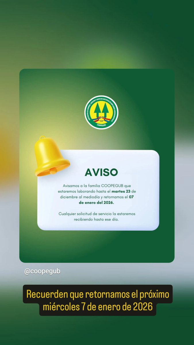 Recuerden nuestra fecha de retorno 😊