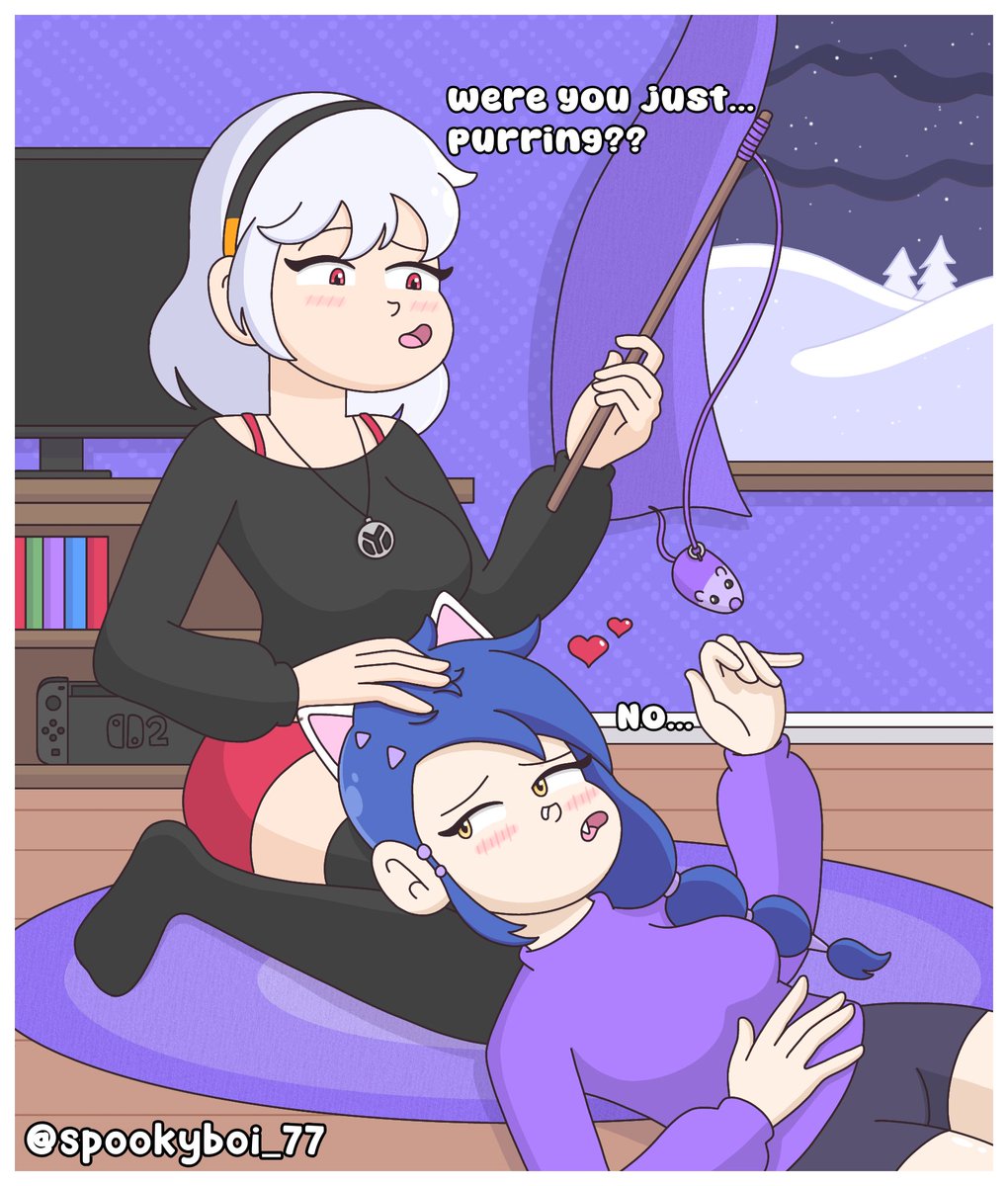 spookyboi_77's tweet image. cozy vibes with the adorable duo 🥰✨️

#FortniteArt #Lexa #Erisa #Fortnite #FortnitePacificBreak #フォートナイトイラスト