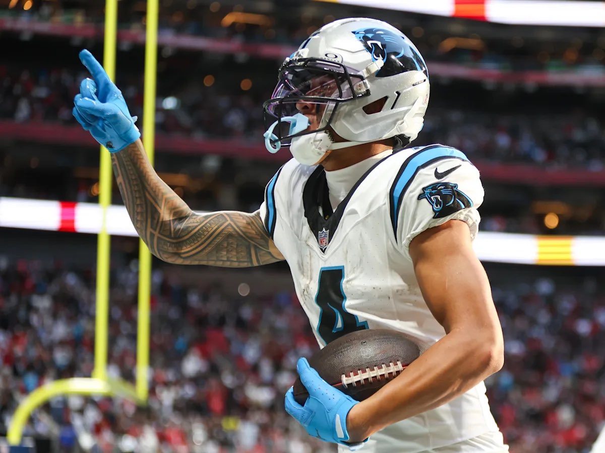 Goaty_Szn's tweet photo. Panthers are finally going to have their first rookie of the year since Luke Kuechly &amp; Cam Newton in 2011/2012

Tetairoa McMillan is going to be a ⭐️ https://t.co/H6FXBBJ2kb