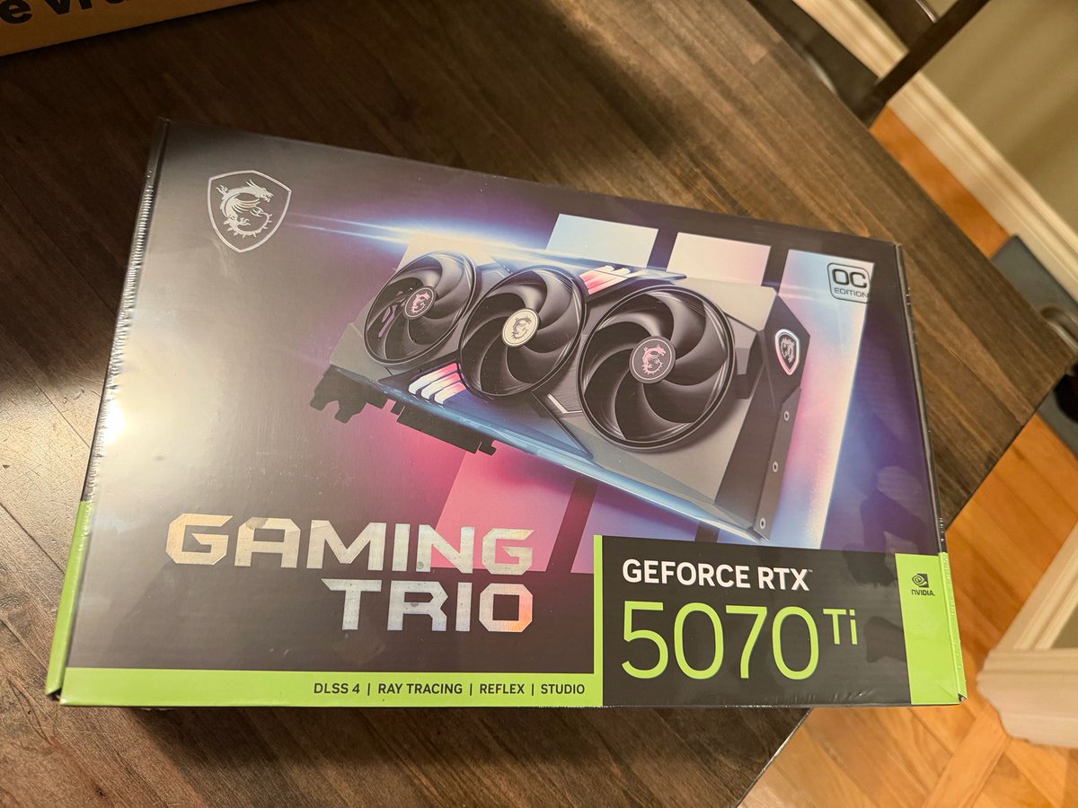 mruston's tweet image. Time for an upgrade. Gut says that this is the lowest price they will be for 2026. Big improvement over the 2080 Super.