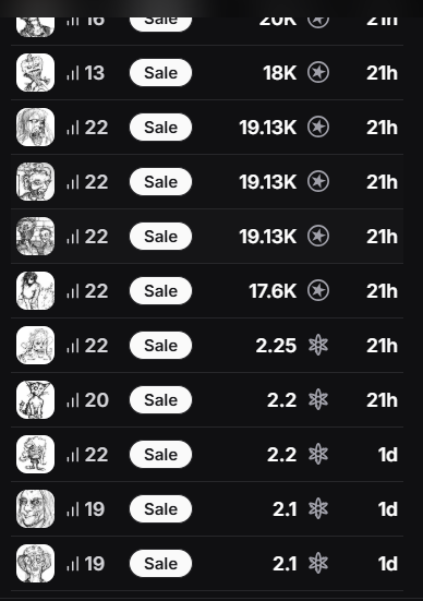 CreepCompanions's tweet photo. CM🧟‍♂️

The creeps keep marching forward thru the chaos! 

Another big weekend with 23 sales for #CreepyCompanions🚀

Interest for art based collections seems to be picking up, come see what gems you can find in @ArtistByron 1/1 collection on @StargazeZone👇
https://t.co/qIAhxK88I0 https://t.co/25UQo7Ruvy