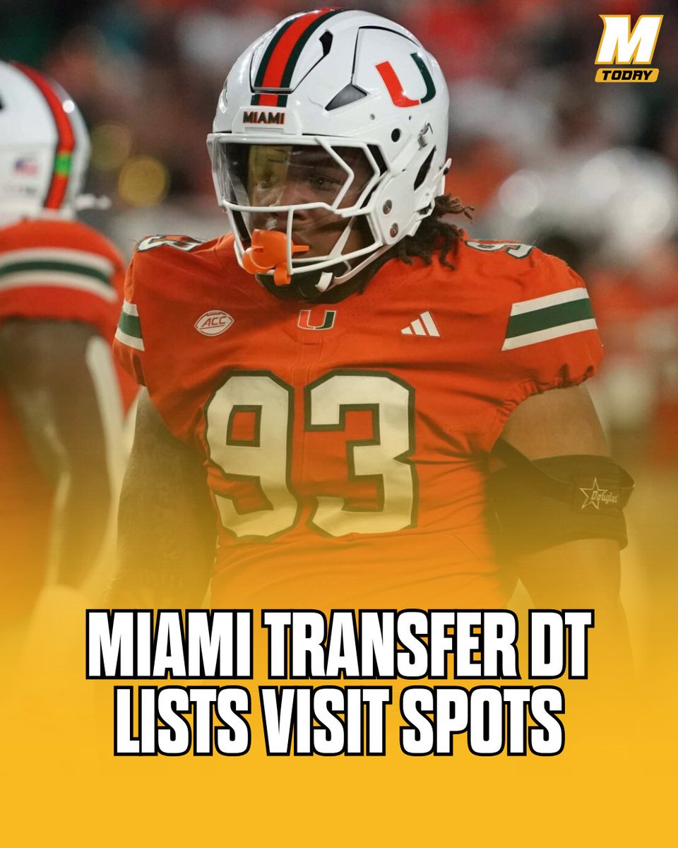 MizzouToday's tweet image. #Mizzou is among the schools on the visit list of Miami transfer defensive tackle Donta Simpson, per @BenjaminRivals.

The latest: on3.com/news/transfer-…