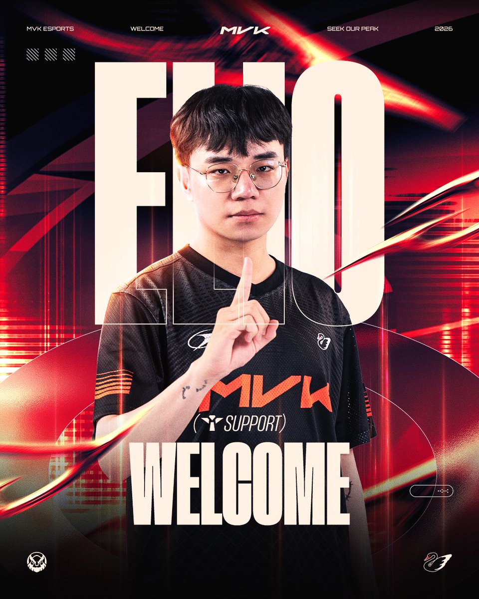[OFFICIAL ANNOUNCEMENT]
🔥 WELCOME PHẠM THẠCH “ELIO” NHÂN BĂNG 🔥

Elio is ready to begin a new journey together with MVK. Known for his aggressive, fearless playstyle, Elio is expected to bring strong synergy and cohesion to the MVK family (˵ •̀ ᴗ - ˵ ) ✧

#MVK #Elio