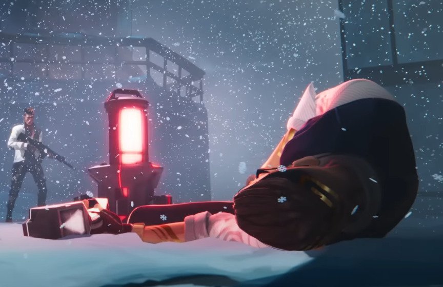 solusyard's tweet image. Dude always dying when he's on the ground 😭 maybe he should stay as a sniper guys .

#valorant #valorantchamber