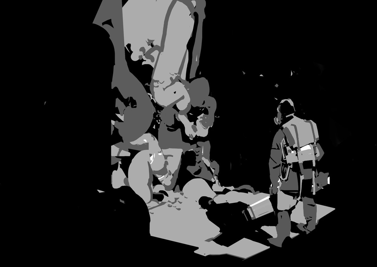 min_yum's tweet image. doodles with 4 values