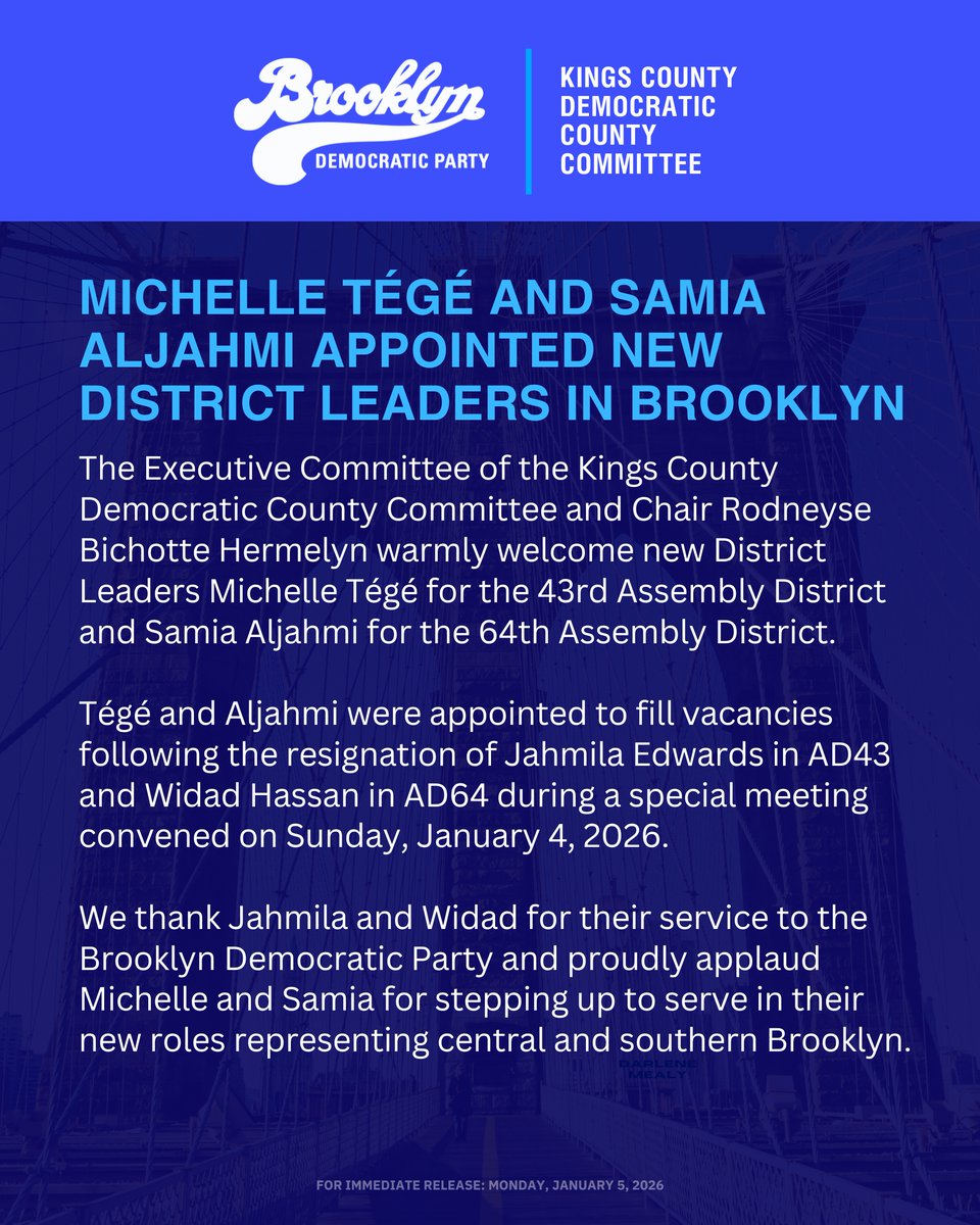 Kings County Democratic County Committee tweet media