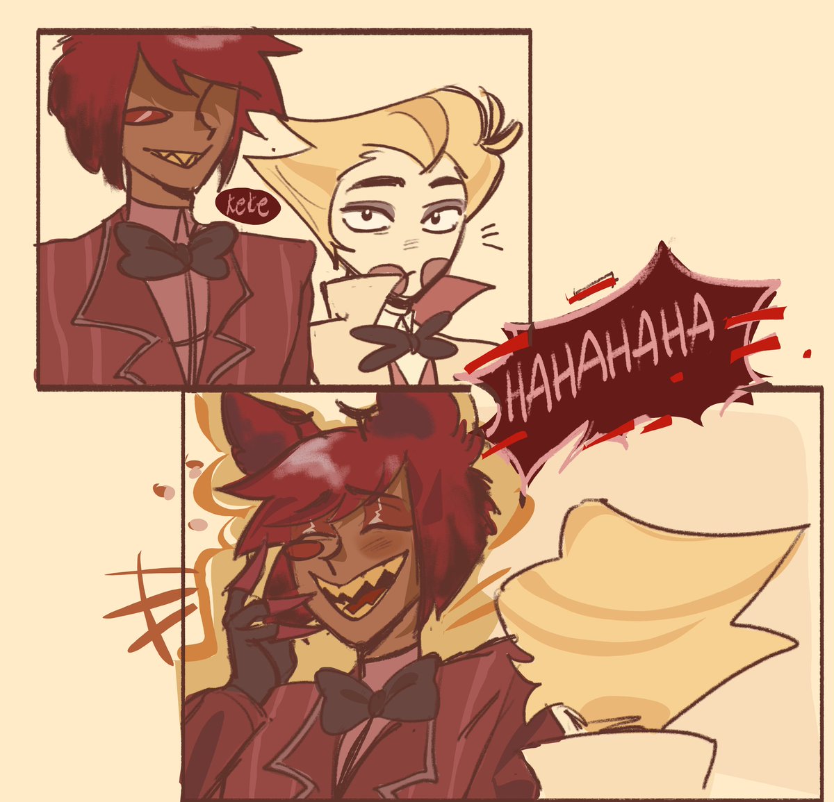 chyseceikk's tweet image. A little appleradio for the soul 

#HazbinHotel #Alastor #LuciferMorningstar #radioapple #art