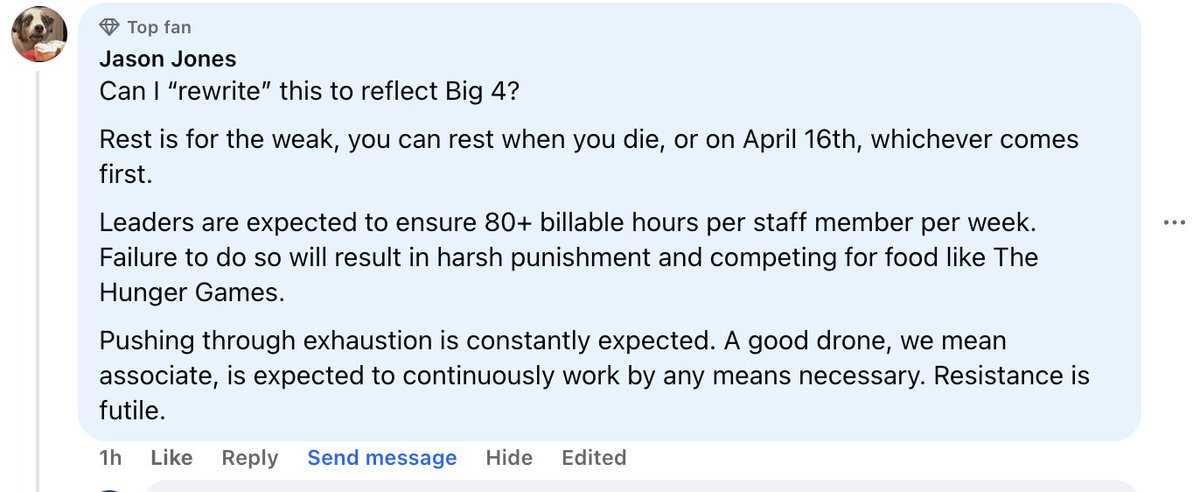 The big 4 manifesto was written without corpo speak 🎯