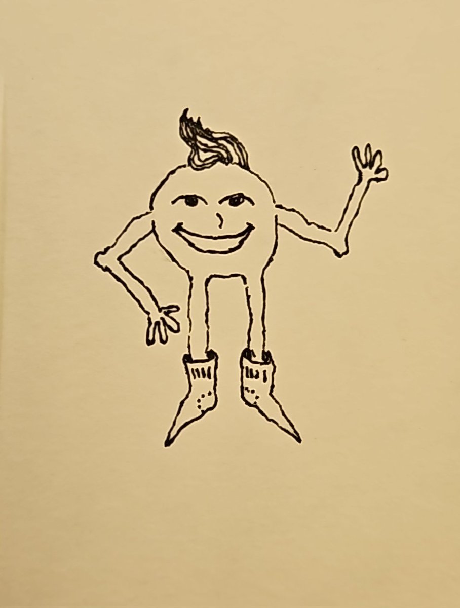 Found this little dude living in the margins of an old document (my sketchbook)