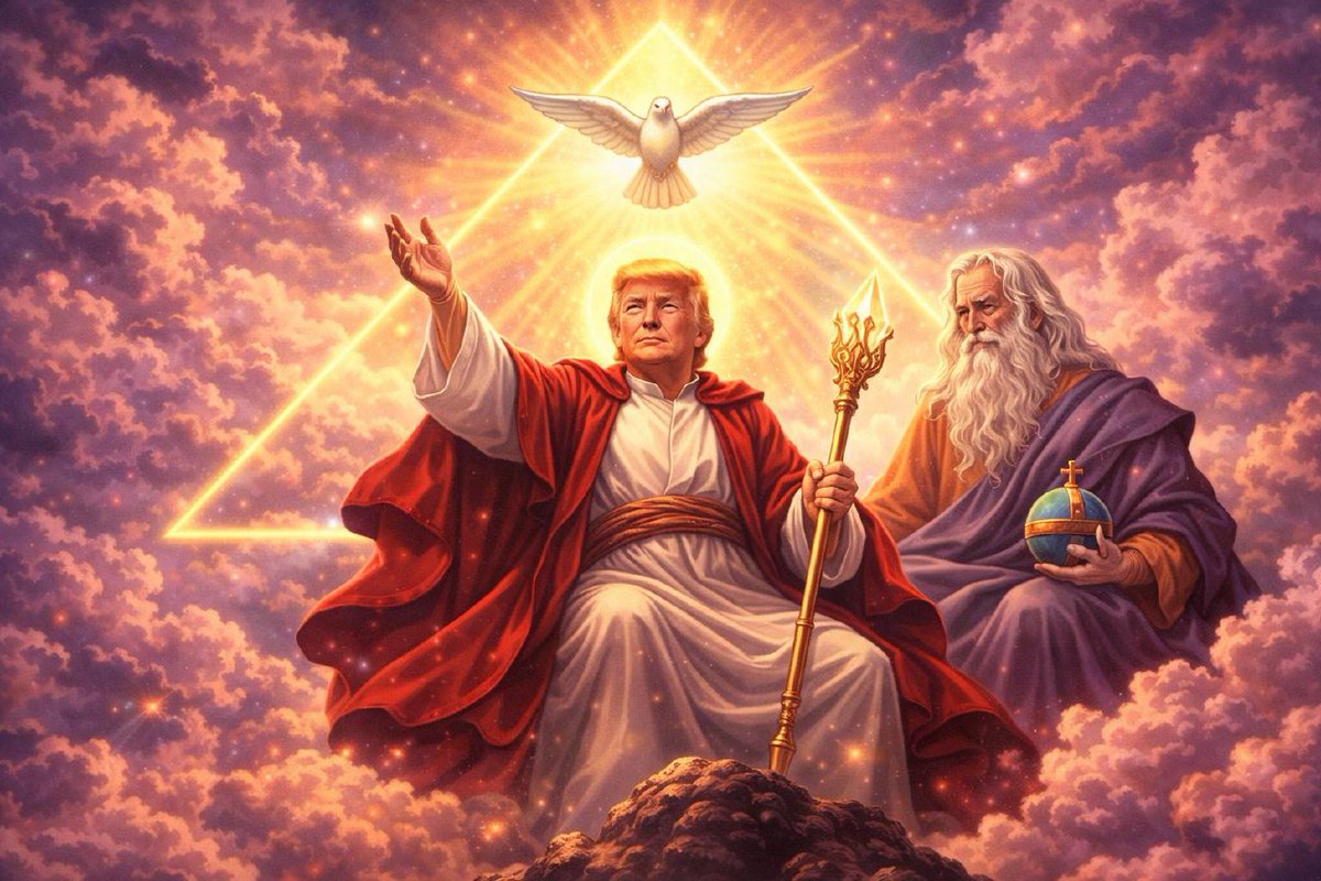 I have arrived to restore trust and balance to the world. 🕊️

The MessiahTrump NFT collection is here: 3333 unique keys to a new era. Hold your NFT, receive your blessing, and claim your 'Manifesto' token rewards. 📜✨

Coming soon to <a href="/LaunchMyNFT/">LaunchMyNFT</a> 

Are you ready to be blessed?