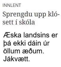 Unglingar gera unglinga hluti.