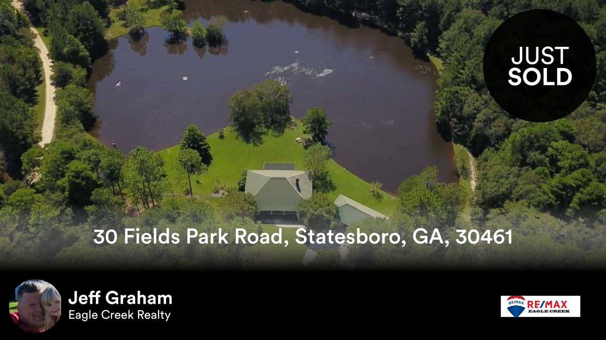 SouthGaRealtor's tweet photo. 🛌 3 🛀 2 🚘 1
📍 30 Fields Park Road, Statesboro, GA, 30461

My latest sale on RateMyAgent.
NAR 309500569
https://t.co/TsWwzLbRzT

...
#ratemyagent #realestate #REMAX_Eagle_Creek_Realty https://t.co/zivQhZkxrK