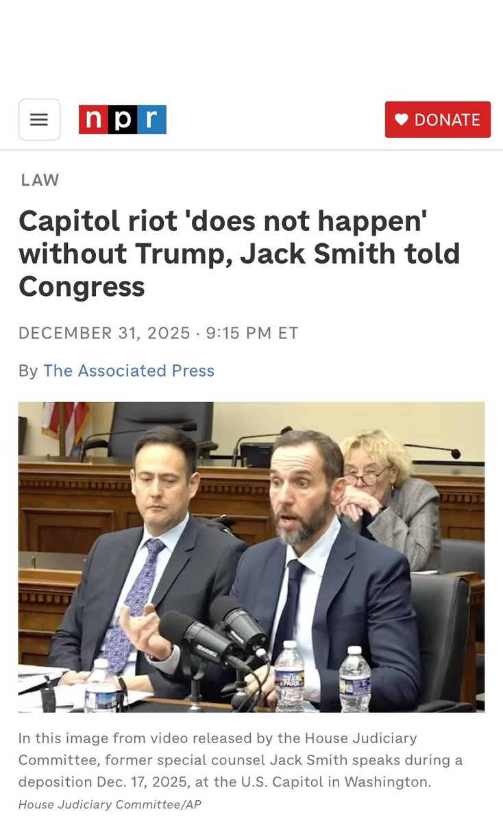 Jkineman's tweet photo. 🧵3/14 IT WAS TRUMP’S CRIMINAL CONSPIRACY

BEYOND REASONABLE DOUBT, Donald J. Trump is the "most culpable and most responsible person" in the criminal conspiracy to overturn the results of the 2020 election.
#TrumpCoup 
#TrumpDeadlyInsurrection
#JackSmith

https://t.co/niiipvWajo https://t.co/uLthX8VPet