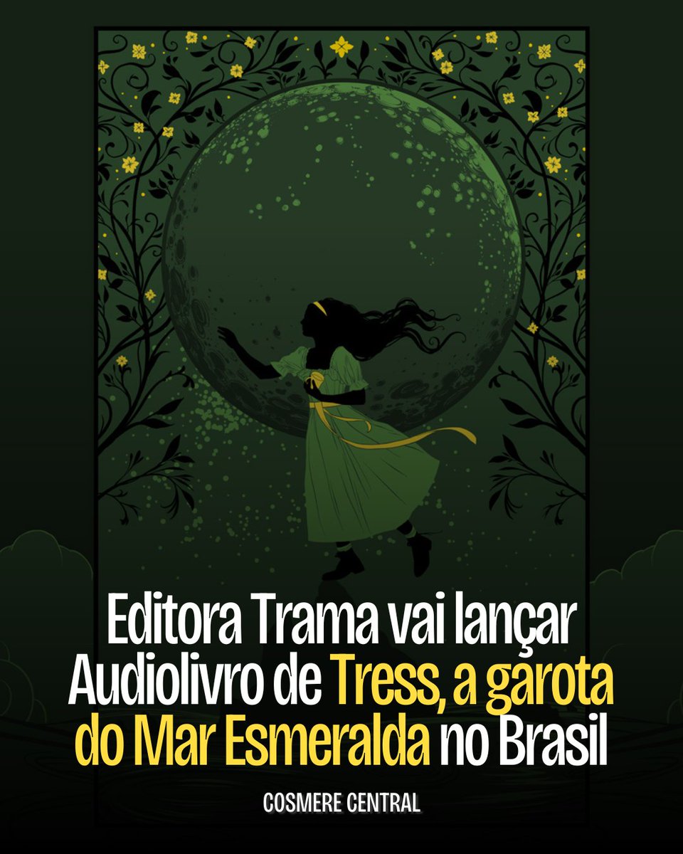 A Editora Trama vai lançar o Audiolivro de Tress, a Garota do Mar Esmeralda no Brasil ainda em 2026!

Com direção de Lucianna Mauren e narração de Vinicius Maia, o projeto final vai valer muito a pena. Além de uma narração dinâmica, foram criadas dezenas de vozes de personagens.