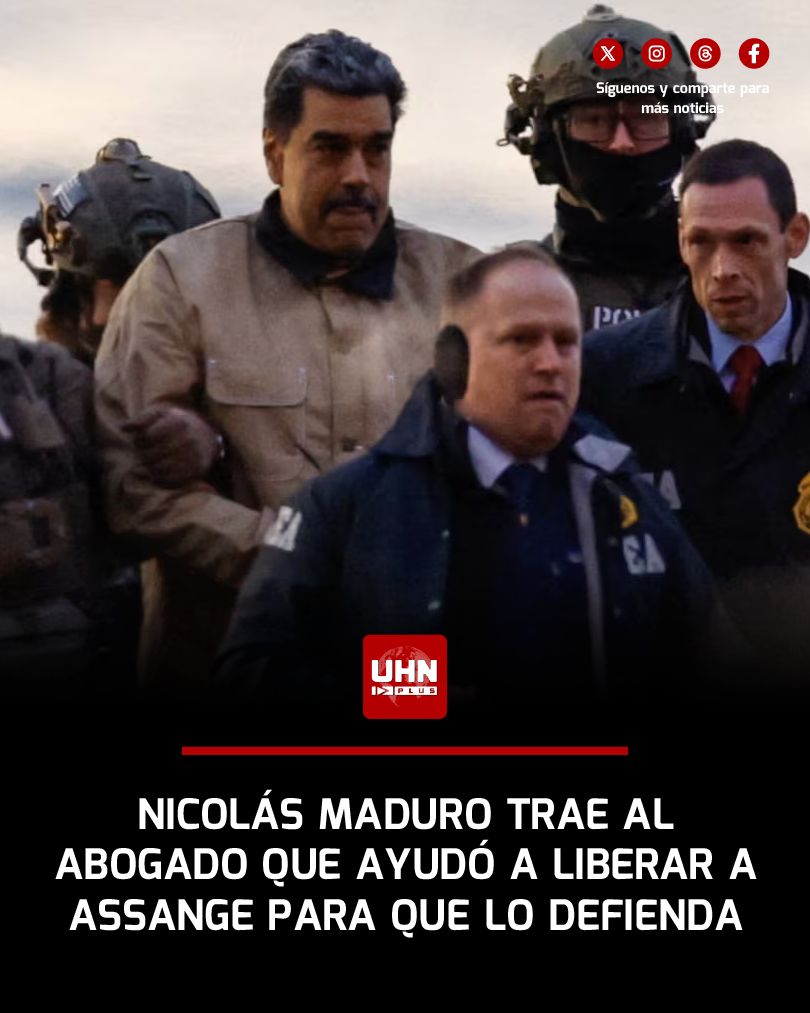 🇺🇸🇻🇪‼️ | ÚLTIMA HORA — Nicolás Maduro ha contratado al reconocido abogado estadounidense Barry J. Pollack, quien lideró la defensa de Julian Assange y negoció su reciente acuerdo con la justicia de EE. UU., para representarlo en su proceso en Nueva York por cargos federales.