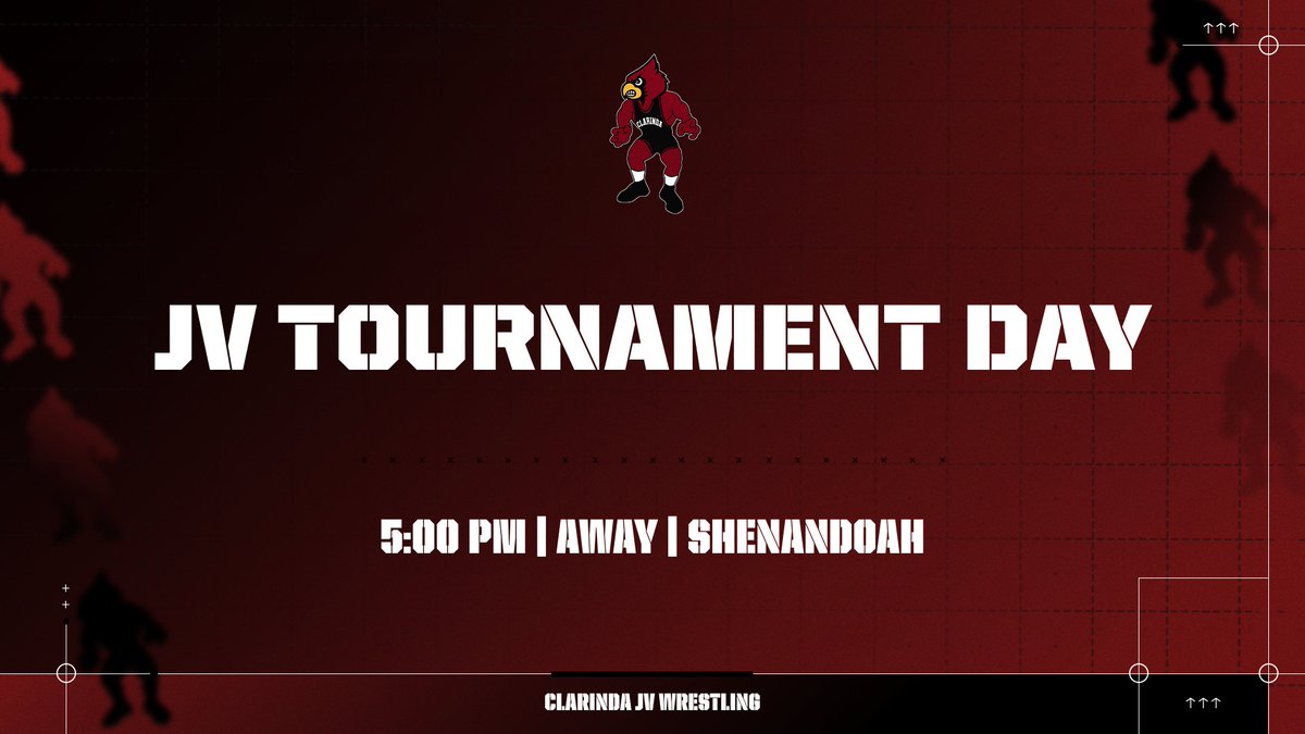 Good luck to our Boy JV Wrestlers today at Shenandoah! 

Start - 5:00 PM 

Tickets - tickets.gobound.com/tickets/events…