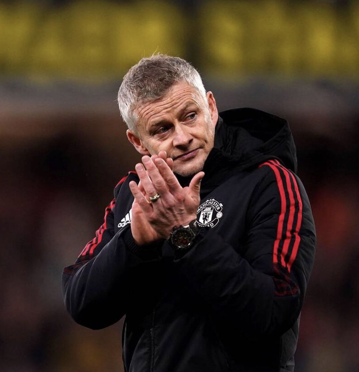Utdtruthful's tweet photo. 🚨 𝐍𝐄𝐖: Ole Gunnar Solskjaer would be OPEN to a return to take charge of the interim role until the end of the season if it were offered to him. #MUFC [@RichFay] https://t.co/gyGlpBqXMR