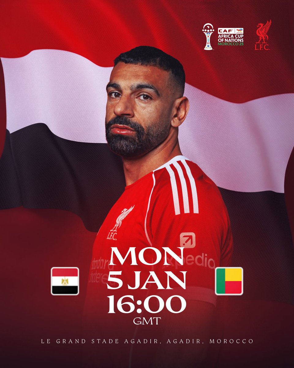 LFCUSA's tweet image. Best of luck in the AFCON Round of 16, Mo! 👑🇪🇬