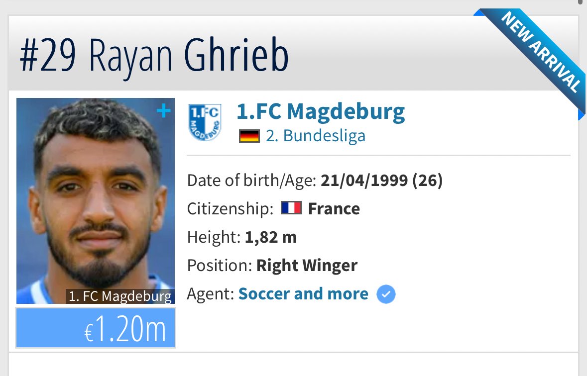 darius_90plus3's tweet photo. 5. R. Ghrieb, 26, FCM

Nicht einfach, aber sollte die Tür aufgehen, eine tolle Verstärkung. Unter Sander nicht mehr gesetzt, was sicher nicht seinen Ansprüchen entspricht. Würde die Rolle ähnlich interpretieren wie Justvan; eher Flügel-Spielmacher statt klassischer Breitegeber. https://t.co/dAyLQ0Gis3