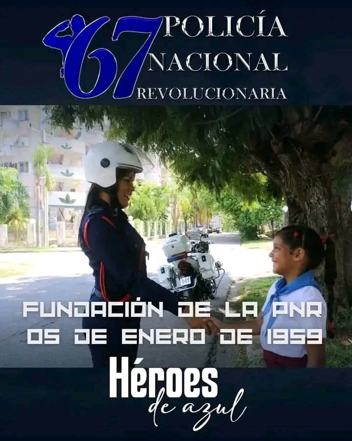 Nuestra felicitación y reconocimiento para todos los integrantes de la Policía Nacional Revolucionaria en su 67 Aniversario, en especial para los de #Manatí. #Cuba, #RevoluciónCubana, #PoderPopular, #AsambleaManatí, <a href="/LorenzoOsbel/">Osbel Lorenzo</a> , <a href="/YelenysLasTunas/">Yelenys Tornet Menéndez</a> .