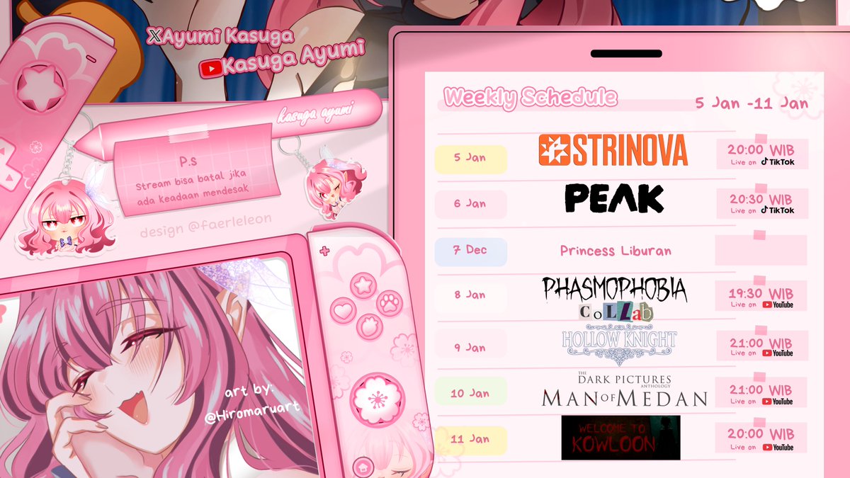 Lessgggouuu~  

[TAG]   

General : #PeriYumi  
Live : #YumichanLive  
Clips : #Yumiclip  
Fanart : #ArtisticPeri  
Meme : #ketawabarengYumi  
Fan Name : #YumiSpartans  
Roleplay : #Yumiroleplay