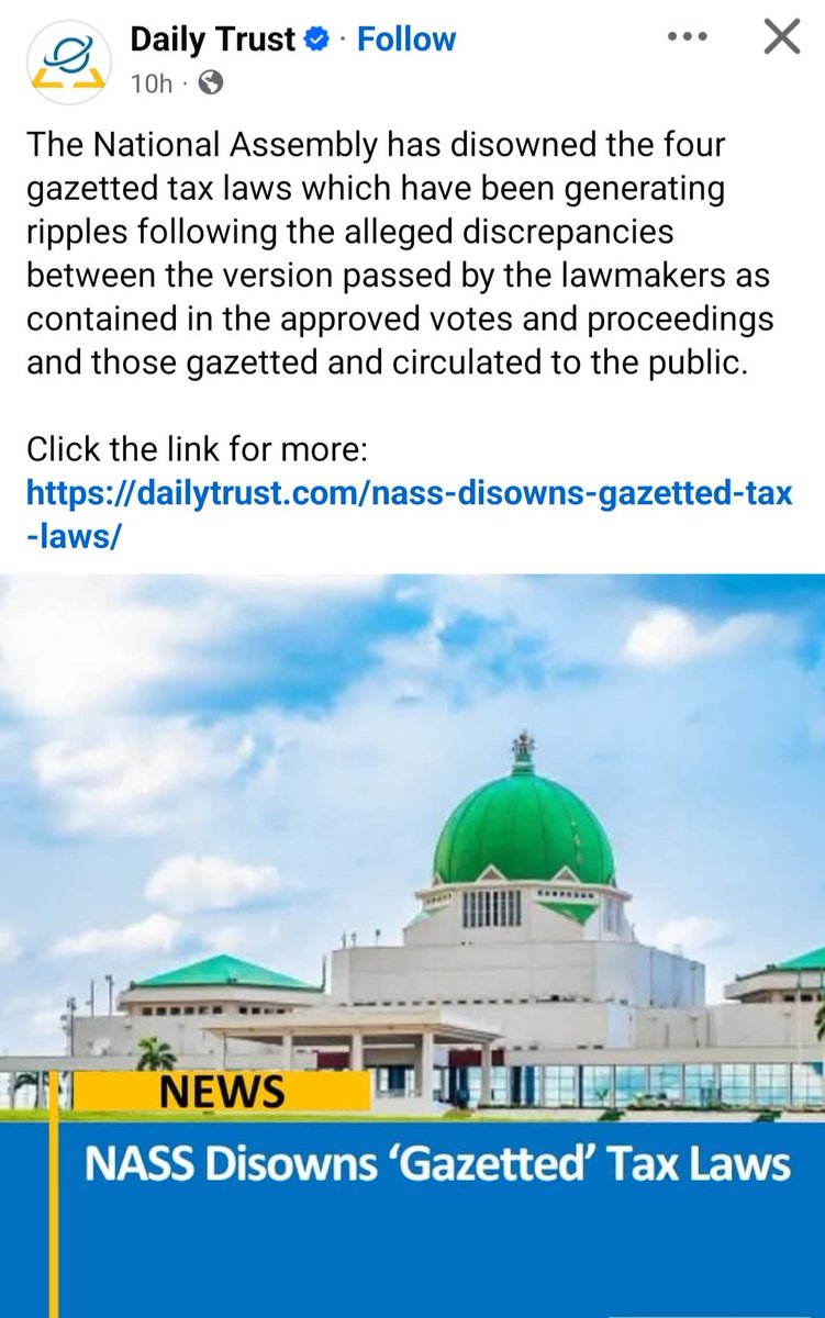 Imagine working with a forged document, the tax law  with a country like France. Nigeria is in trouble if this romance is unchecked.

Lookman Bovi