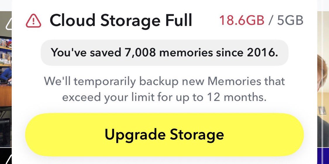 Is this a joke?  Pay £5 a month or lose every photo and video i've made