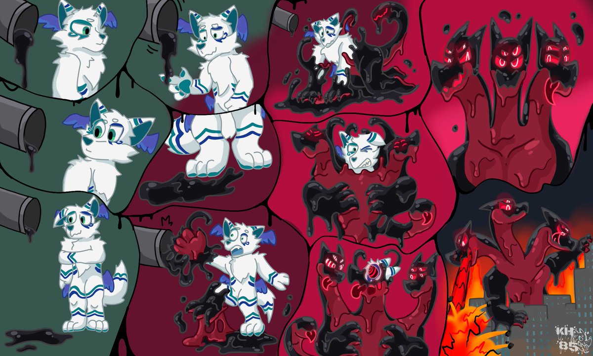 <a href="/SkyeWolfeh/">🐺SkyeWolfeh || Alpha of Floof</a> Por ser demasiado Curioso Acabo Siendo Una de las Cabezas de Mi Hydra en esta Secuencia de Transformación 🔥🔥
PD: Me encantó el Resultado ^^🖤
#goo #oildragon #tf #sequence #macro #transformation #furry #furryfandom #slimetf