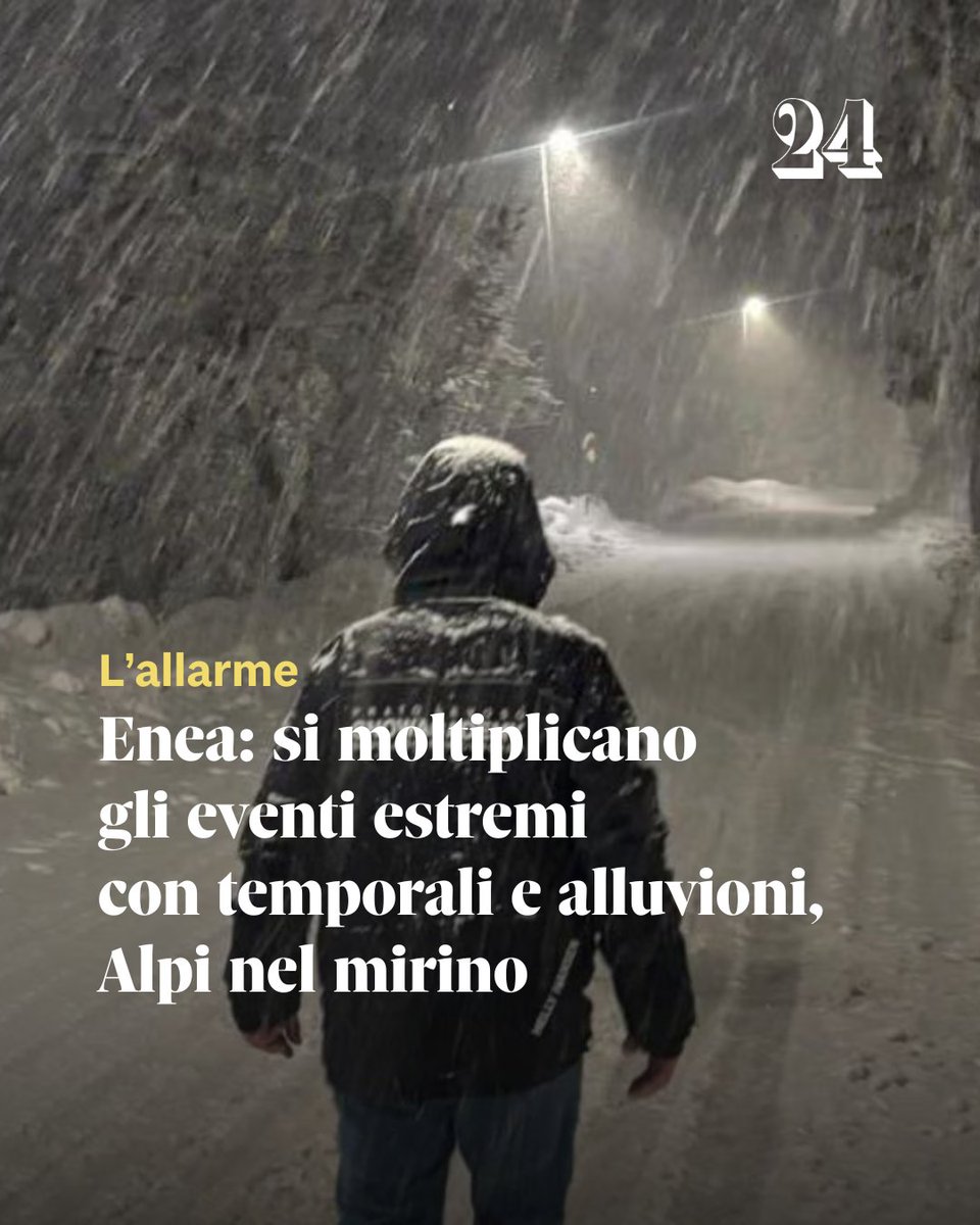 sole24ore's tweet image. ➡️ Leggi l'articolo: ilsole24ore.com/art/enea-si-mo…

#Enea #clima #meteo #IlSole24Ore
