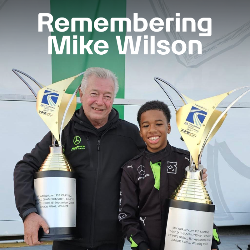 MercedesAMGF1's tweet photo. We are deeply saddened by the passing of Mike Wilson, one of the most influential figures in modern karting, and consultant to our Junior Programme.

Read the Team’s statement 👇