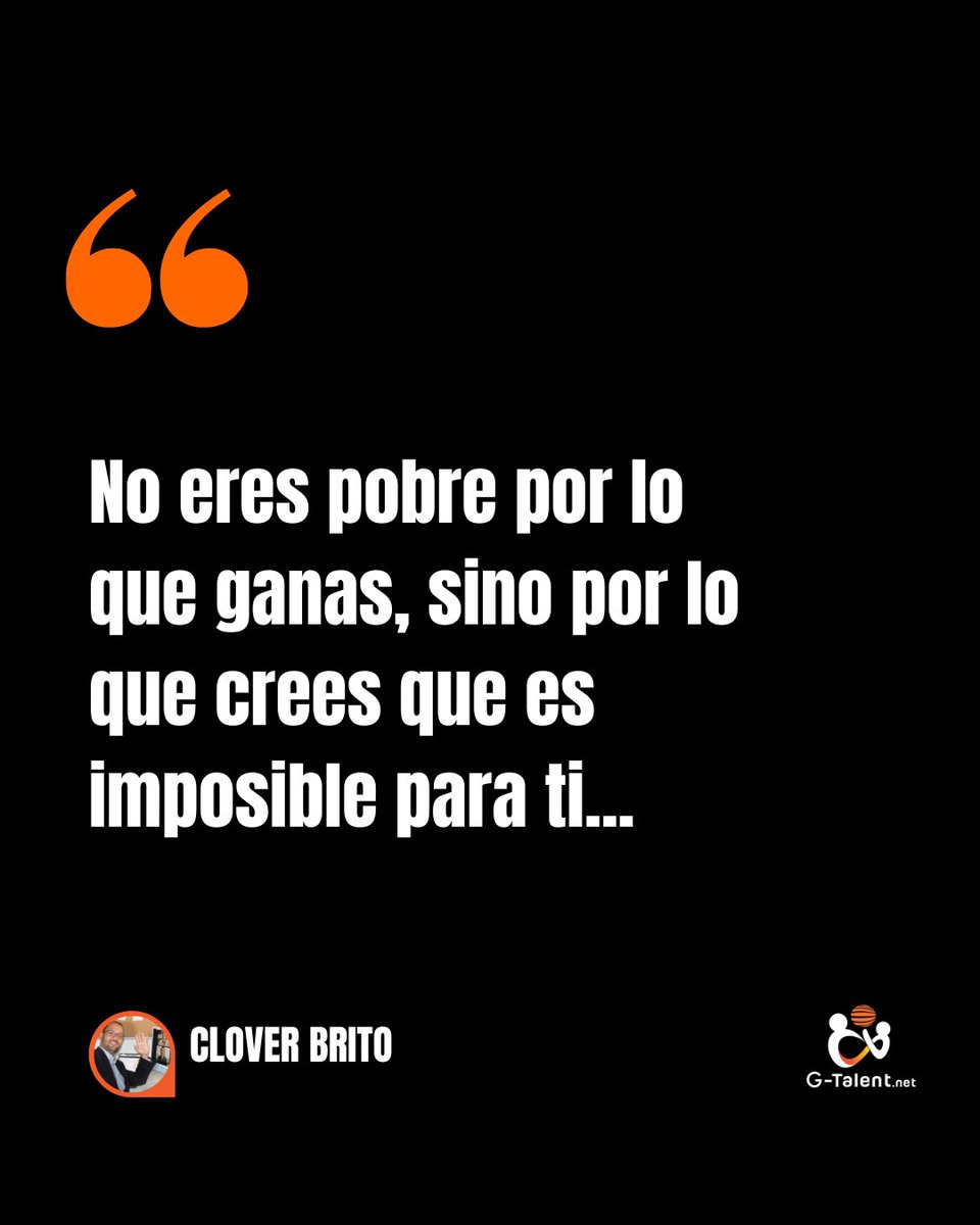 No es el salario lo que te limita.
Es el techo que tú mismo colocas en tu mente.

¿Hasta dónde llegarías si dejaras de ponerte límites? 🚀🧠

#Mentalidad #CreenciasLimitantes #CrecimientoPersonal #Éxito #Abundancia #MentalidadDeRiqueza #AvanzaSiempre