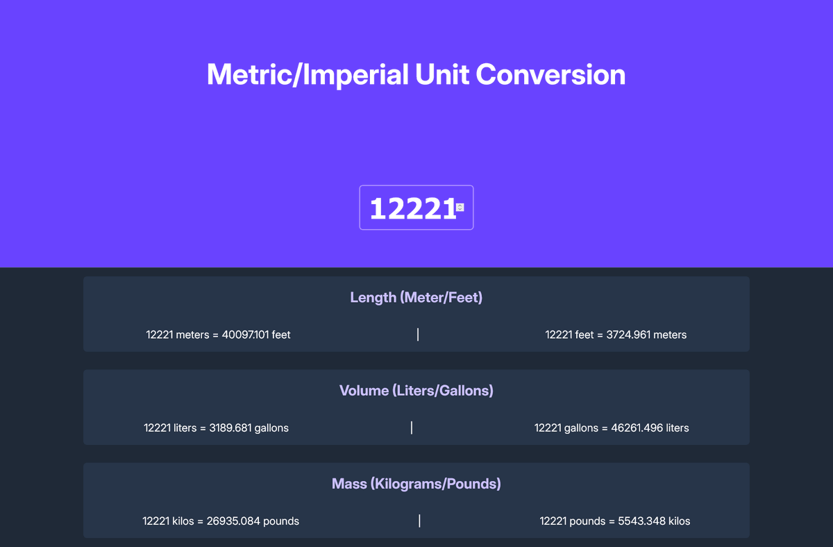 ThonaThebs's tweet photo. The tutorial asked for a button. I deleted it. 🚫🖱️

I just finished the Unit Converter project from Scrimba. The premise was simple: Input -> Click Button -> Result
But my "Growth Instinct" (aka laziness) couldn't accept that scope
Here is how I overengineered it for better UX👇 https://t.co/lTQO3sPagq
