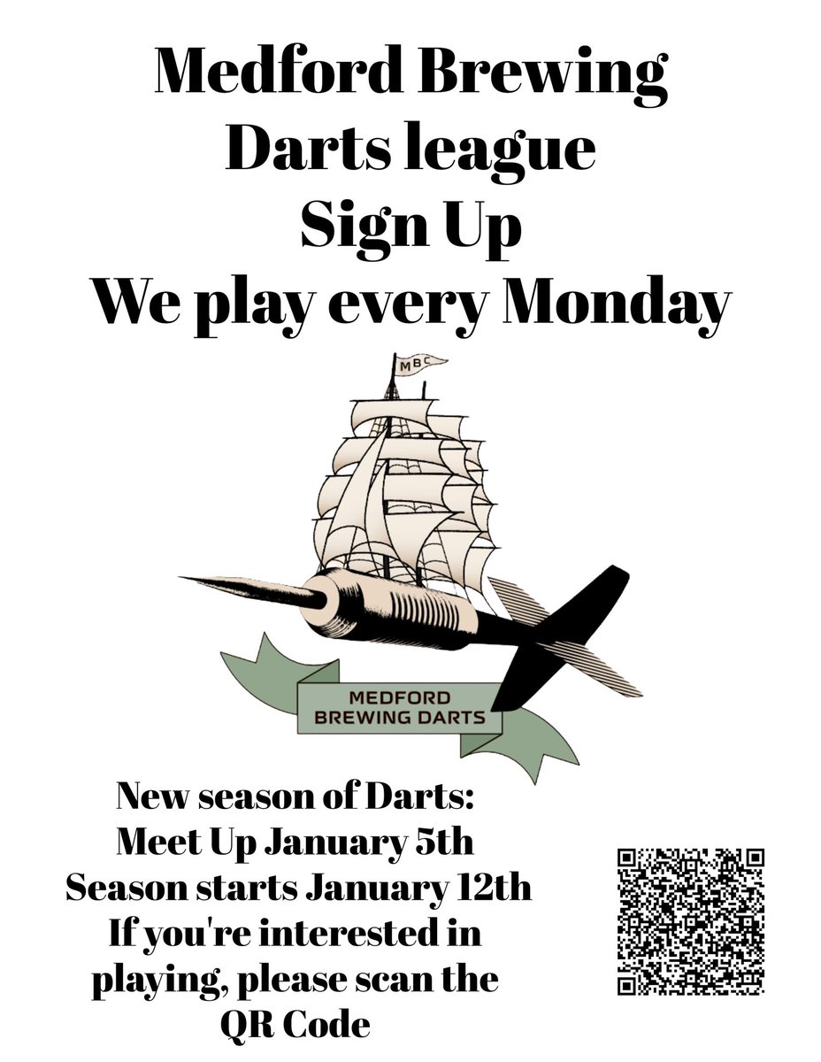 If you are interested in joining our darts league then come on over tonight to find out more

Open at 3pm, meet and greet at 7pm
We’ll have all the dart boards up too