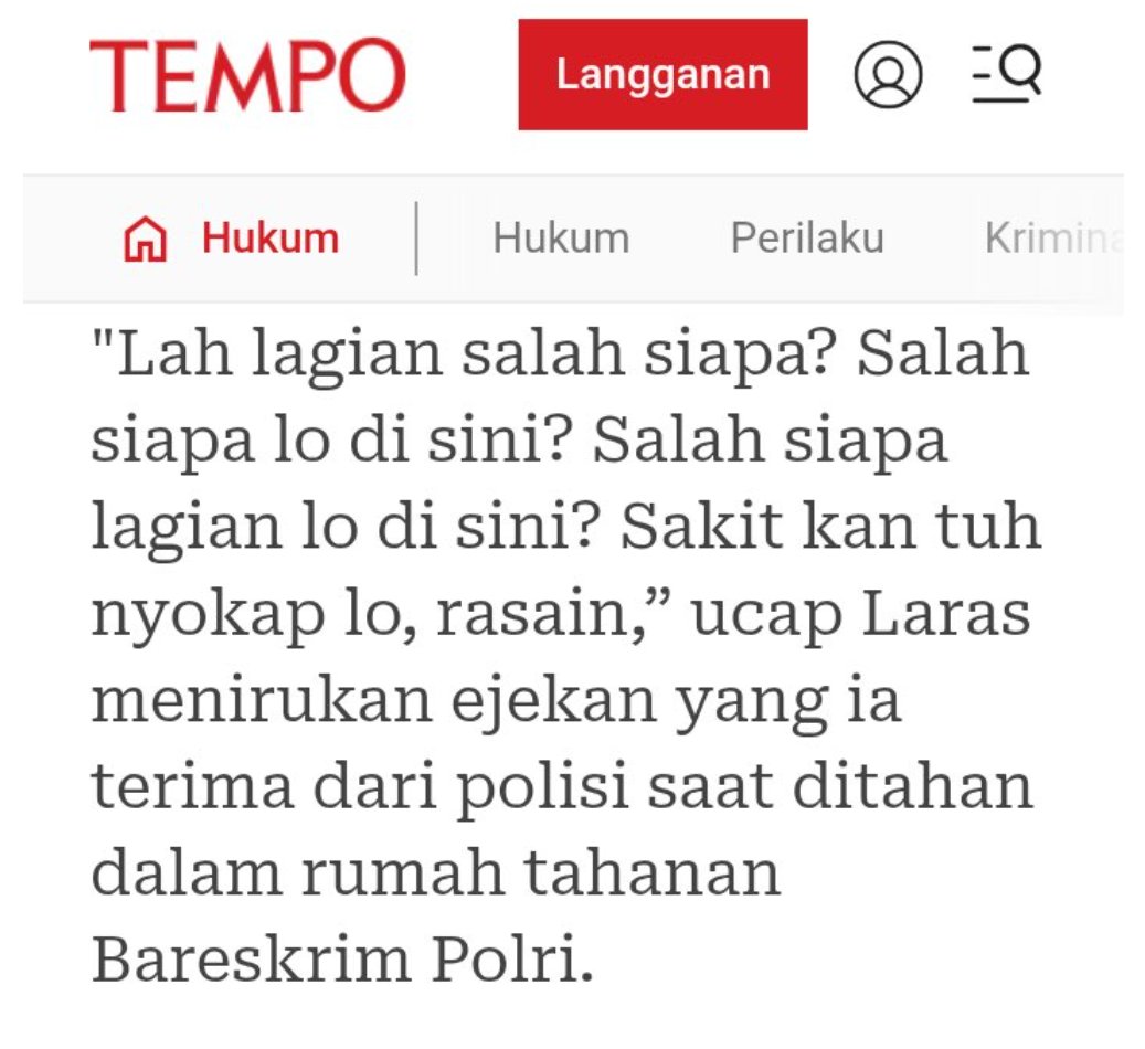 SoeTjenMarching's tweet image. Laras Faizati mendapat perlakuan tak manusiawi saat penyidikan. Ia diledek karena menangis saat ibunya sakit. 

Bukankah ini penghinaan terhadap rakyat?