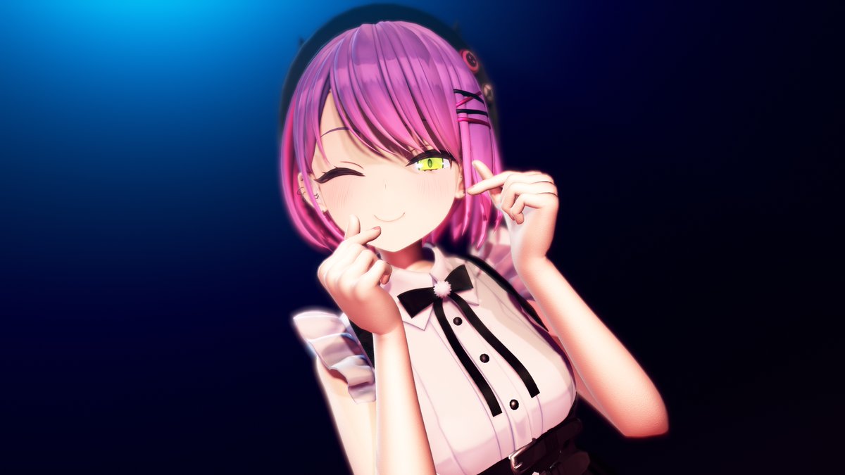 MMDの設定無いなったから@oo0uvx様のDiscordで配布されていた物をアレンジしました。
まだまだ改良中なのでなんか前と違くない?となるのはお許しを。 