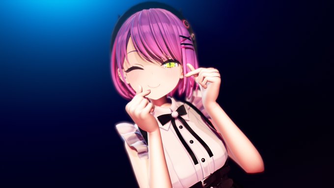 MMDの設定無いなったから@oo0uvx様のDiscordで配布されていた物をアレンジしました。
まだまだ改良中なのでなんか前と違くない?となるのはお許しを。 