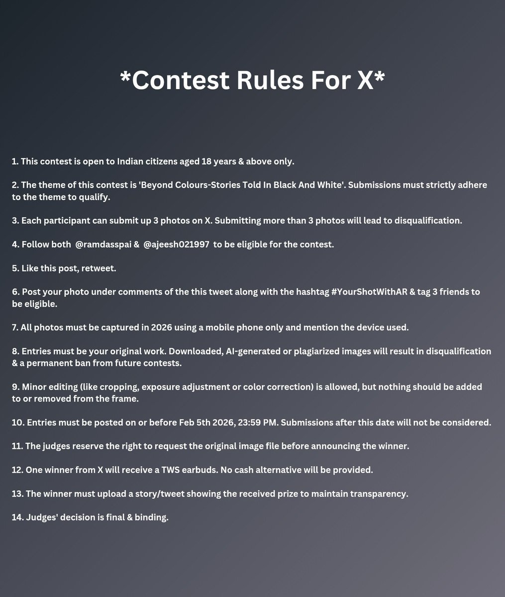 ramdasspai's tweet image. #ContestAlert
Theme: Beyond Colours- Stories Told In Black &amp;amp; White.
Through this contest, we invite you to look beyond hues and focus on the story within the frame.
Share your best black &amp;amp; white images and show us how you tell stories when colours step aside.
Do follow the rules*