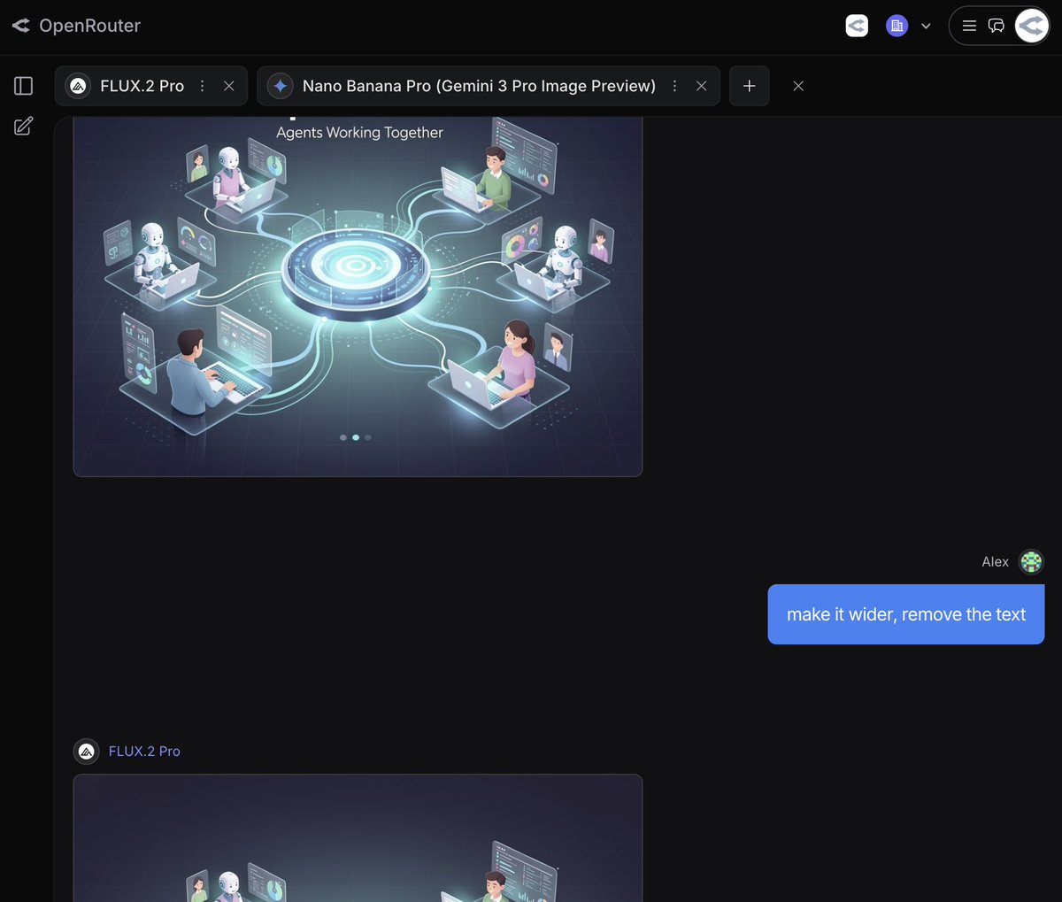 OpenRouter tweet media