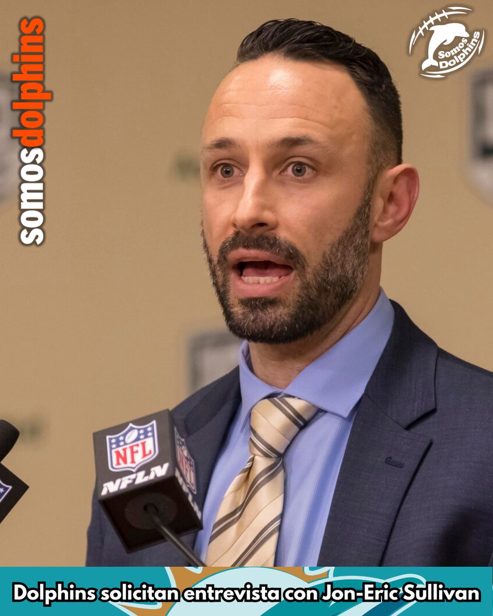Los #Dolphins han solicitado una entrevista con Jon-Eric Sullivan para la vacante de GM.
Reporta NFL Network.

#Phinsup #Dolphins #nfl