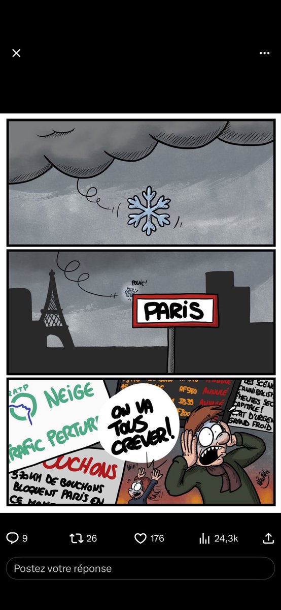 Ceciestuncompt6's tweet image. DE LA NEIGE EN HIVER OUAAAAH ON SY ATTENDAIS PAS