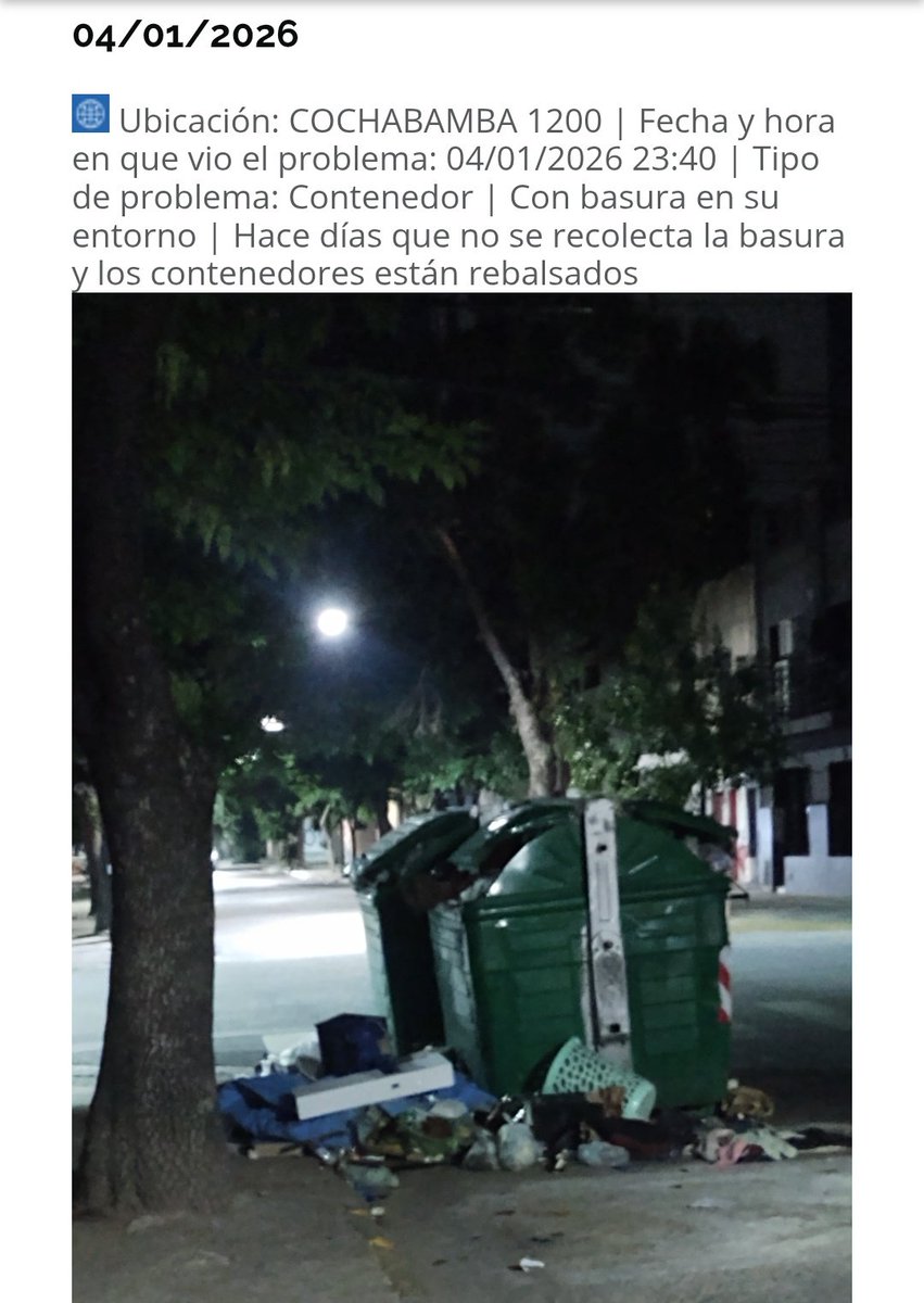 HD_Borelli's tweet photo. Hace días que no se recolecta la basura generando que todos los dias se haga un basural alrededor de los contenedores, por suerte la gestión de @pablojavkin es tan eficiente que resuelve los problemas 23 días antes de reclamarlos @AmbienteyEP @CalleDeRosario @Rosariociudadok https://t.co/PNM2QfOHKn