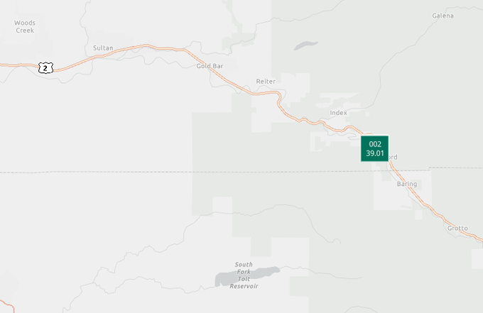 US 2: ¡Carretera reducida! Reparación de