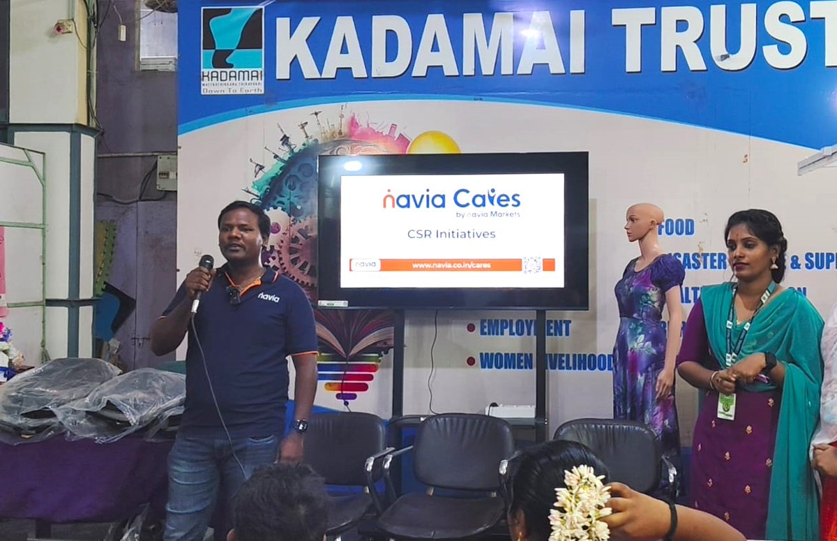 vasanthc2012's tweet image. Empowering education through technology! 💡💻
Huge thanks to Navia Markets for donating laptops as part of their CSR initiative. This support bridges the digital divide and equips our community with vital tools for a connected world. 🤝
#Kadamai #CSR #DigitalLiteracy #NaviaMarket