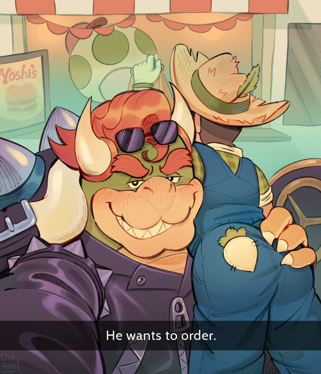 he wants to order
#bowuigi #supermario